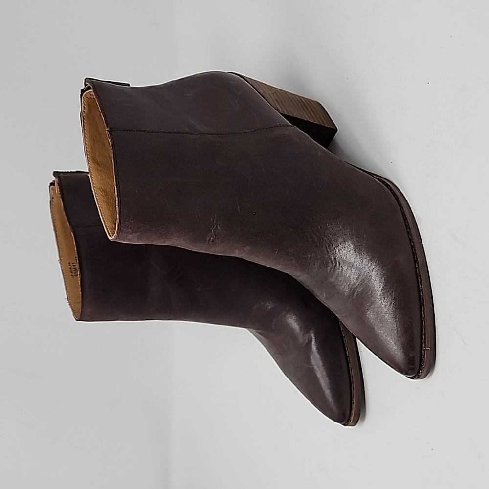 Lucky Brand Adalan Zip Back Ankle Booties Size 9.5